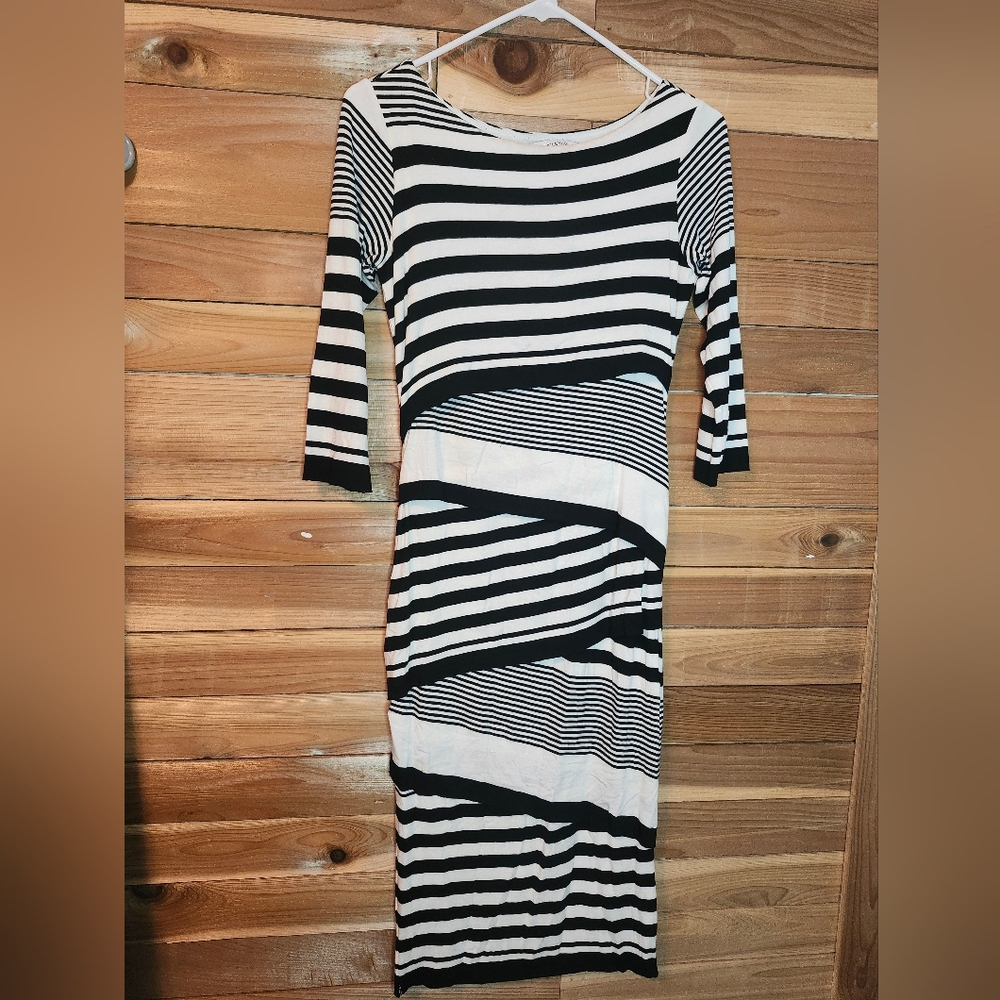 Bailey 44 Black & White Dress